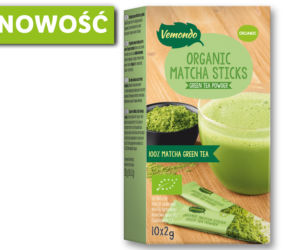Bio matcha sticks, Vemondo, (17,99 zł/ 10 x 2 g/ 1 opak.)
