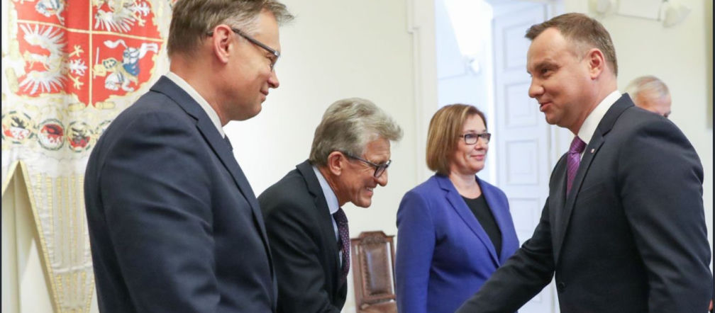 Spotkanie prezydenta z politykami ws. sądów.