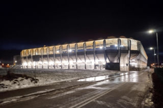 Stadion Radomskiego Centrum Sportu przygotowany do dzisiejszego meczu 