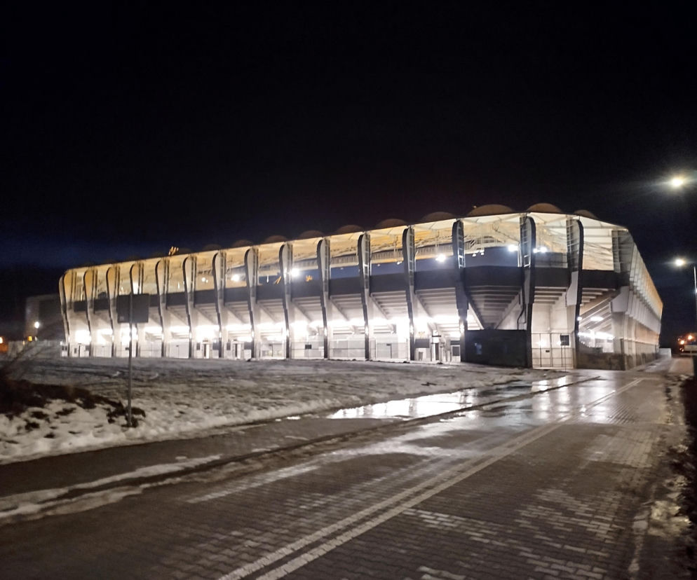 Stadion Radomskiego Centrum Sportu przygotowany do dzisiejszego meczu 