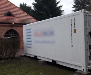 Mobilna chłodnia na ciała w Koszalinie