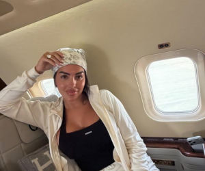 Cristiano Ronaldo i Georgina na wakacjach