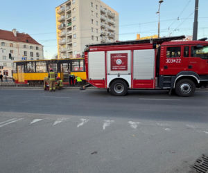 Warszawa. Potrącenie pieszego na torowisku