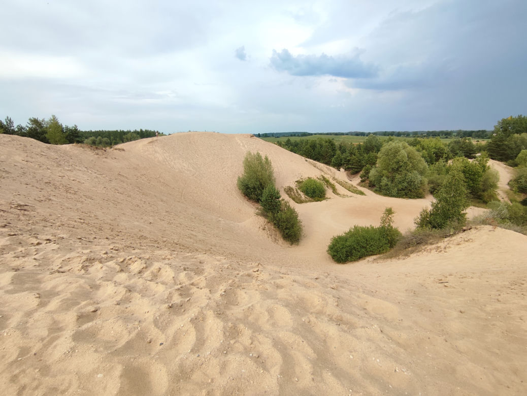 Stare Juchy jak Abu Zabi? Piaskowa góra na Mazurach przypomina egzotyczną pustynię [ZDJĘCIA]