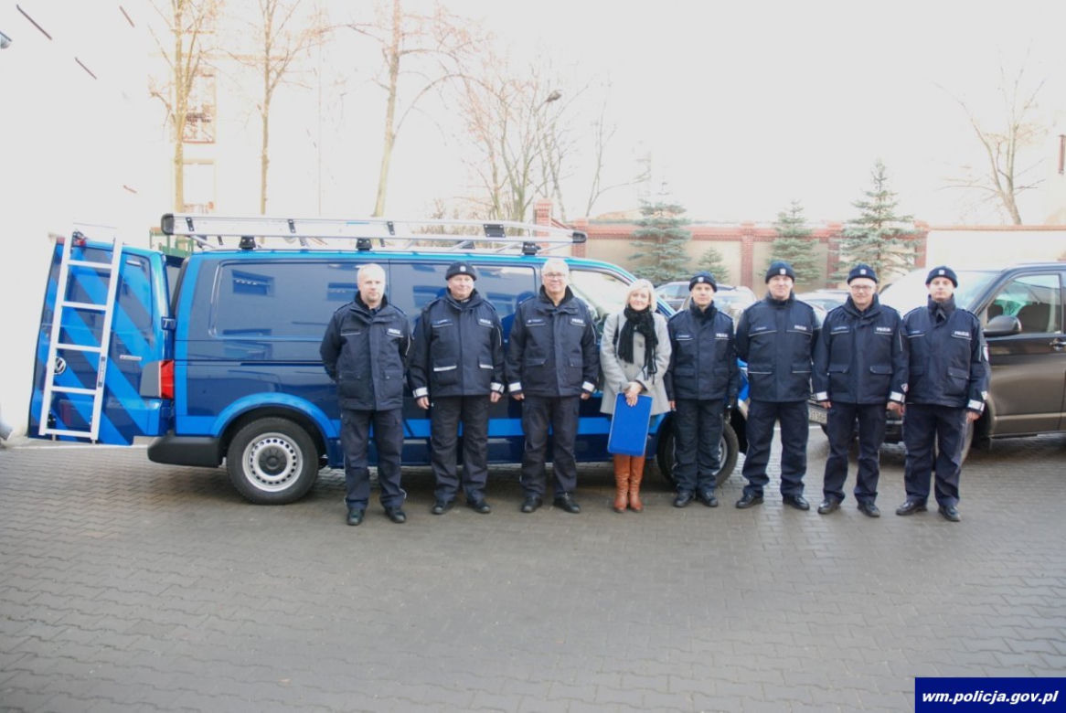 Specjalistyczny Volkswagen T6 dla techników kryminalistyki