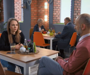 Barwy szczęścia, odcinek 2460, Jowita (Magdalena Żak), Kornel (Jakub Bohosiewicz)