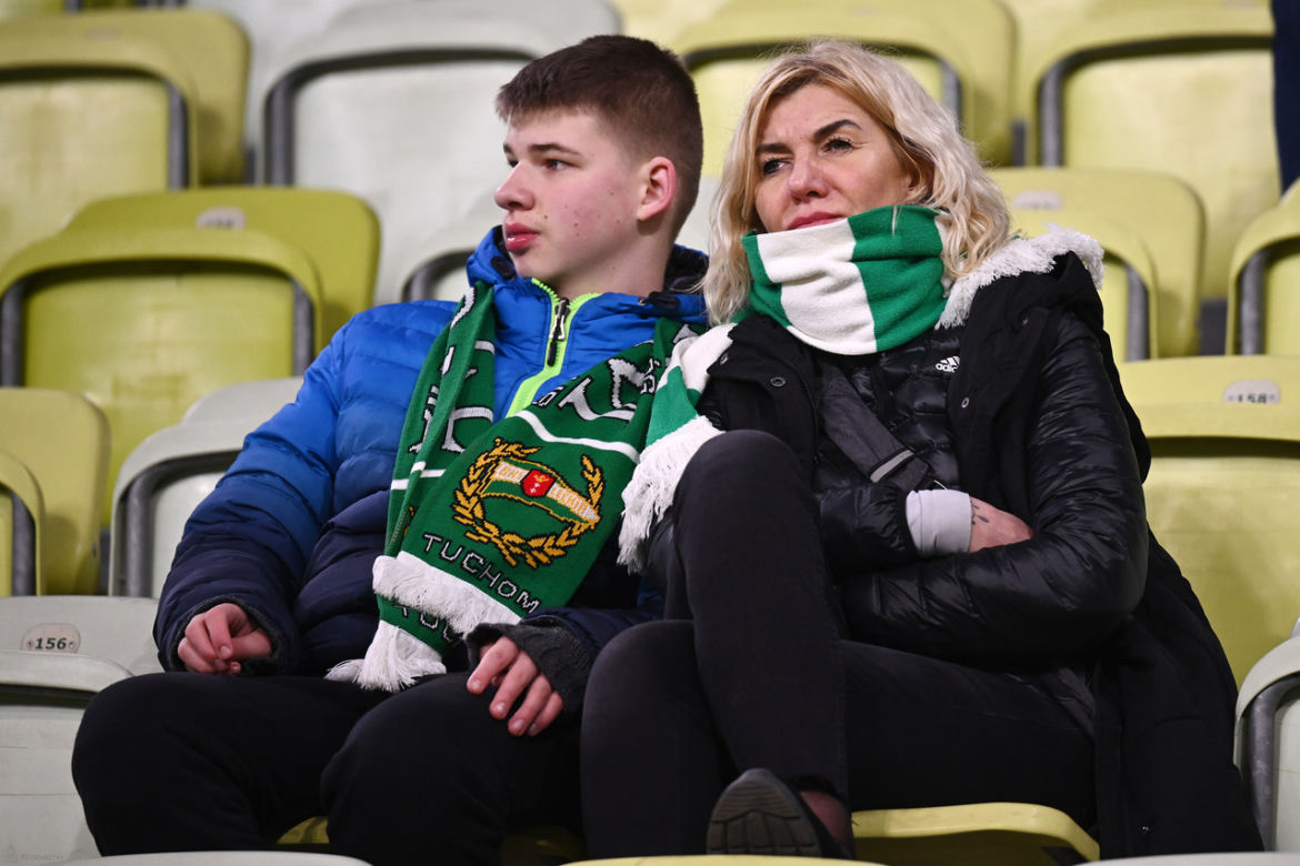 Kibice na meczu Lechia - Śląsk. Zobacz zdjęcia z trybun!