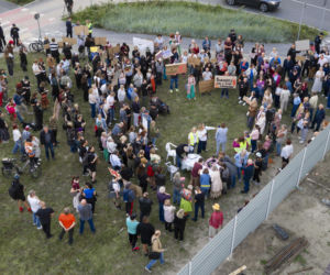 Protest w Piasecznie przeciwko Data Center