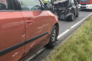 Wypadek na obwodnicy Święciechowy