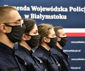 Nowi funkcjonariusze w szeregach podlaskiej policji