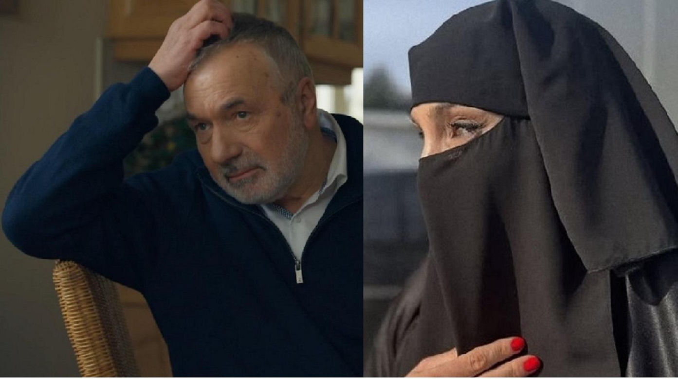 Barwy szczęścia. Andrzej (Leon Charewicz, )Orina Krajewska (Celina) 
