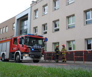 Ewakuacja szkoły na Targówku