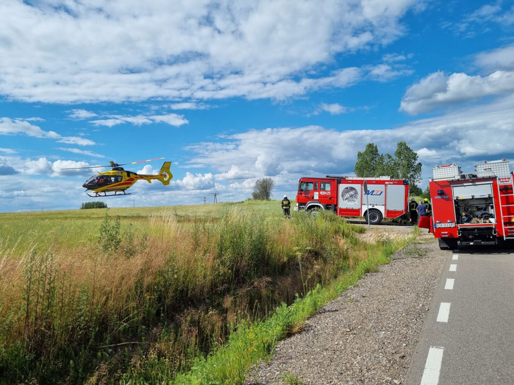 3 osoby nie żyją! Wśród ofiar dziecko. Tragiczny wypadek na trasie Dąbrowa Białostocka - Lipsk