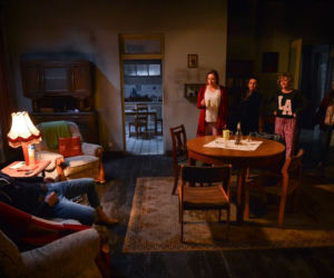 Dziewczyny ze Lwowa odc. 7. Olyia (Katarzyna Ucherska), Igorek (Józef Pawłowski), Uljana (Anna Gorajska), Swieta (Anna Maria Buczek), Polina (Magdalena Wróbel)