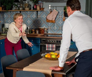 Barwy szczęścia, odcinek 3270. Sonia (Weronika Nockowska), Stefaniak (Paweł Ławrynowicz)