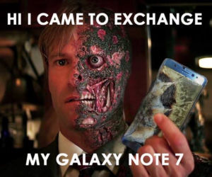 Wybuchający Samsung memy