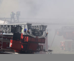 POŻAR W CHORZOWIE.