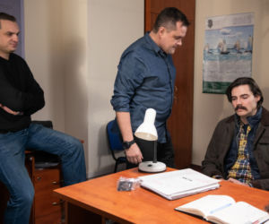 Na Wspólnej odcinek 2838 Adam (Karol Puciaty), Sławek (Mariusz Słupiński)