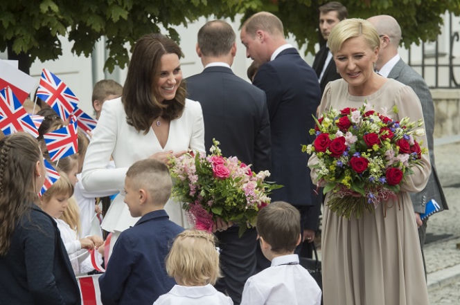 Kate i William w Polsce - zdjęcia. Kto się z nimi spotkał?
