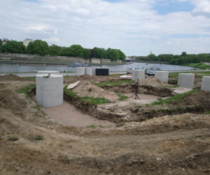 Kraków: Plaża przy Forum znika bezpowrotnie