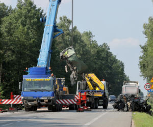 Widok małych zmasakrowanych ciał był przerażający