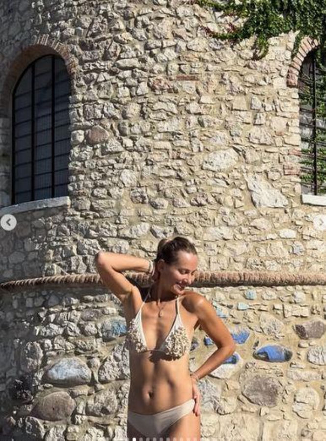 Joanna Moro na wakacjach