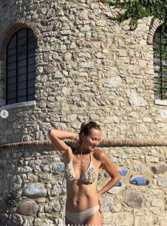 Joanna Moro na wakacjach