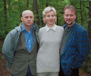 Na dobre i na złe. Zosia (Małgorzata Foremniak), Bruno (Krzysztof Pieczyński), Kuba (Artur Żmijewski)