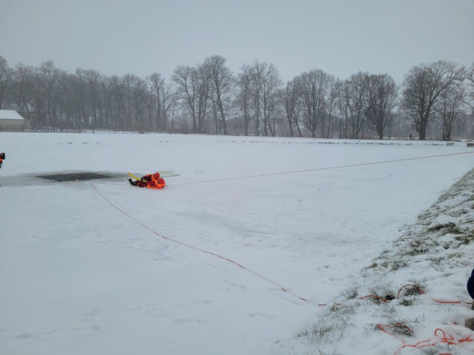 Strażackie ćwiczenia
