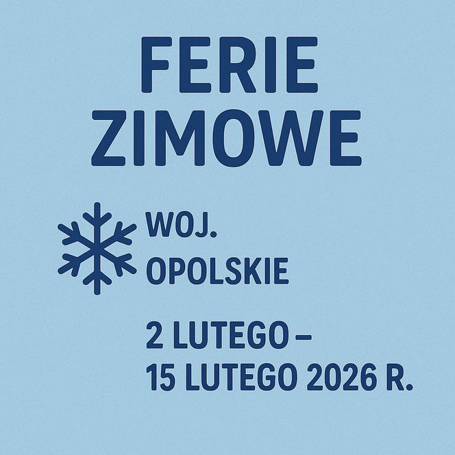 Ferie zimowe 2025/2026