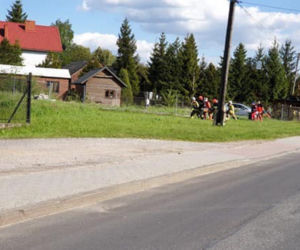 Wypadek rowerzystek w Wilkowicach