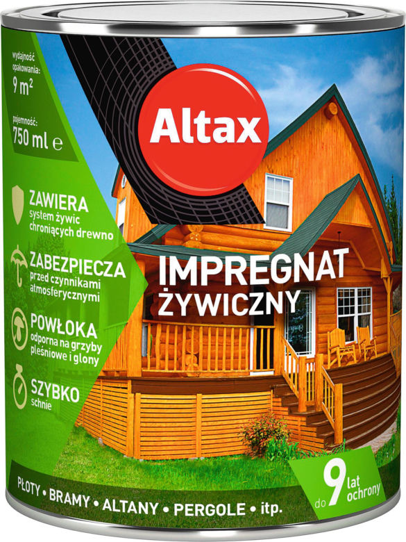 Altax Impregnat Żywiczny (wodne impregnaty ochronno-dekoracyjne)