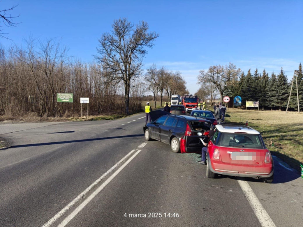 Karambol Klonówiec na starej "piątce"