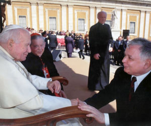 Jan Paweł II z prezydentami Polski