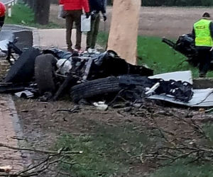 Bmw uderzyło w drzewo, przystanek i znowu w drzewo. Dwie osoby zginęły pod Kozienicami! 
