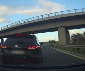 Bił kobietę na autostradzie, bo jechała zgodnie z przepisami! Wszystko nagrała jej 8-letnia córka