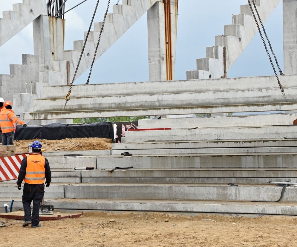 Budowa Radomskiego Centrum Sportu (zdjęcie z 19.05.2021.)