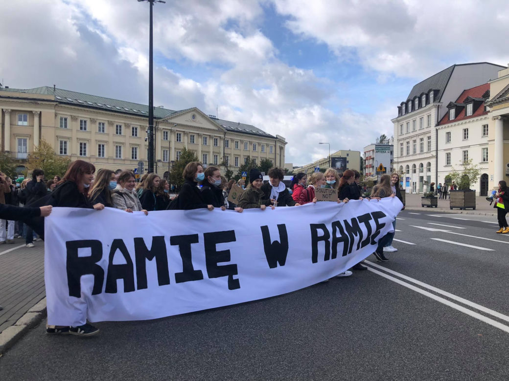 Młodzieżowy Strajk Klimatyczny w Warszawie