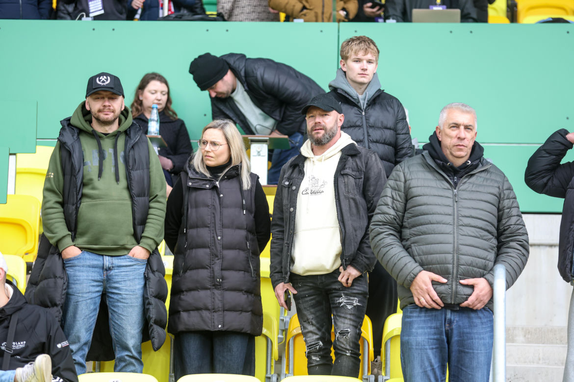Kibice na meczu GKS Katowice - Lech Poznań