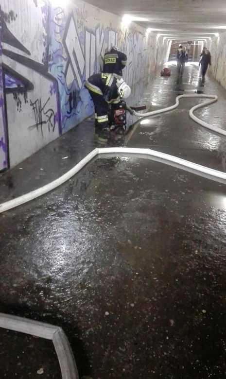 Zabrze - zalany tunel