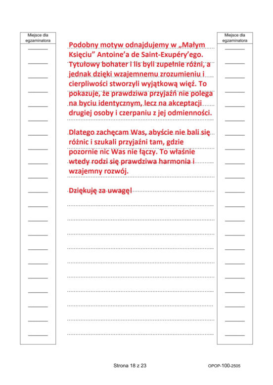 Egzamin ósmoklasisty 2025 polski: odpowiedzi do wszystkich zadań z arkusza CKE [13.05.2025]