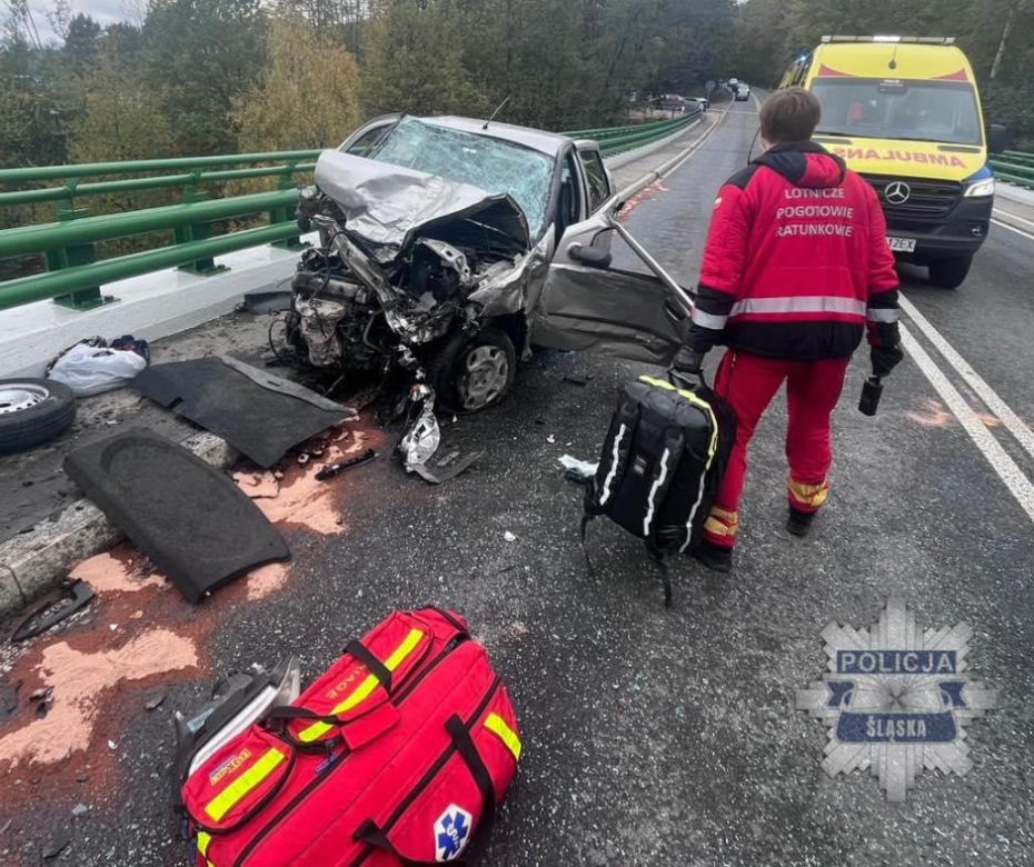 Wypadek w Żywcu
