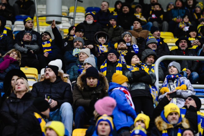 Arka Gdynia - Raków Częstochowa, zdjęcia kibiców i piłkarzy z meczu 17. kolejki PKO BP Ekstraklasy