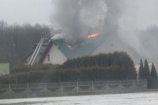 Pożar świątyni w Palowicach. Skala strat nie jest jeszcze znana