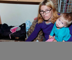 Nie śpię, bo bronię  córeczki przed szczurami