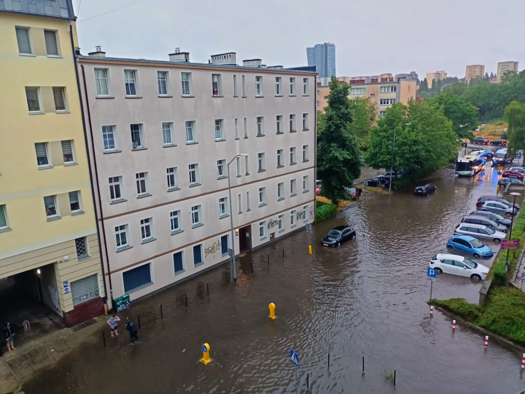 Szczecin po nawałnicy. 01.07.2022