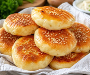 Bułeczki twarogowe z patelni – bez drożdży, bez piekarnika, miękkie jak poduszka