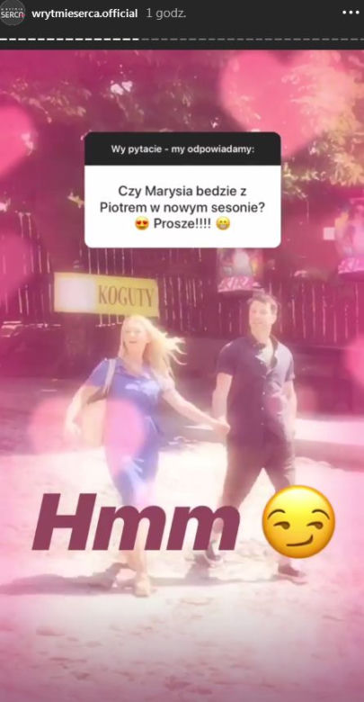 W rytmie serca 5 sezon. Maria (Barbara Kurdej-Szatan), Piotr (Filip Bobek)