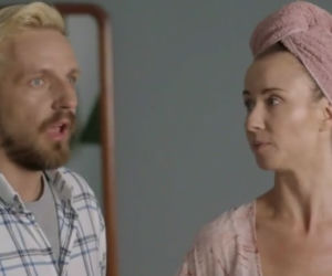 O mnie się nie martw 7 odcinek 5, Marta (Katarzyna Ankudowicz), Krzysiek (Paweł Domagała)