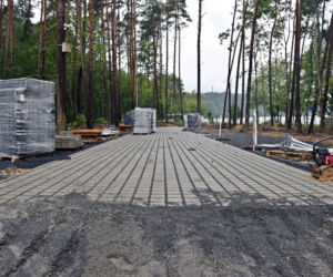 Budowa węzła Głębokie - wrzesień 2021
